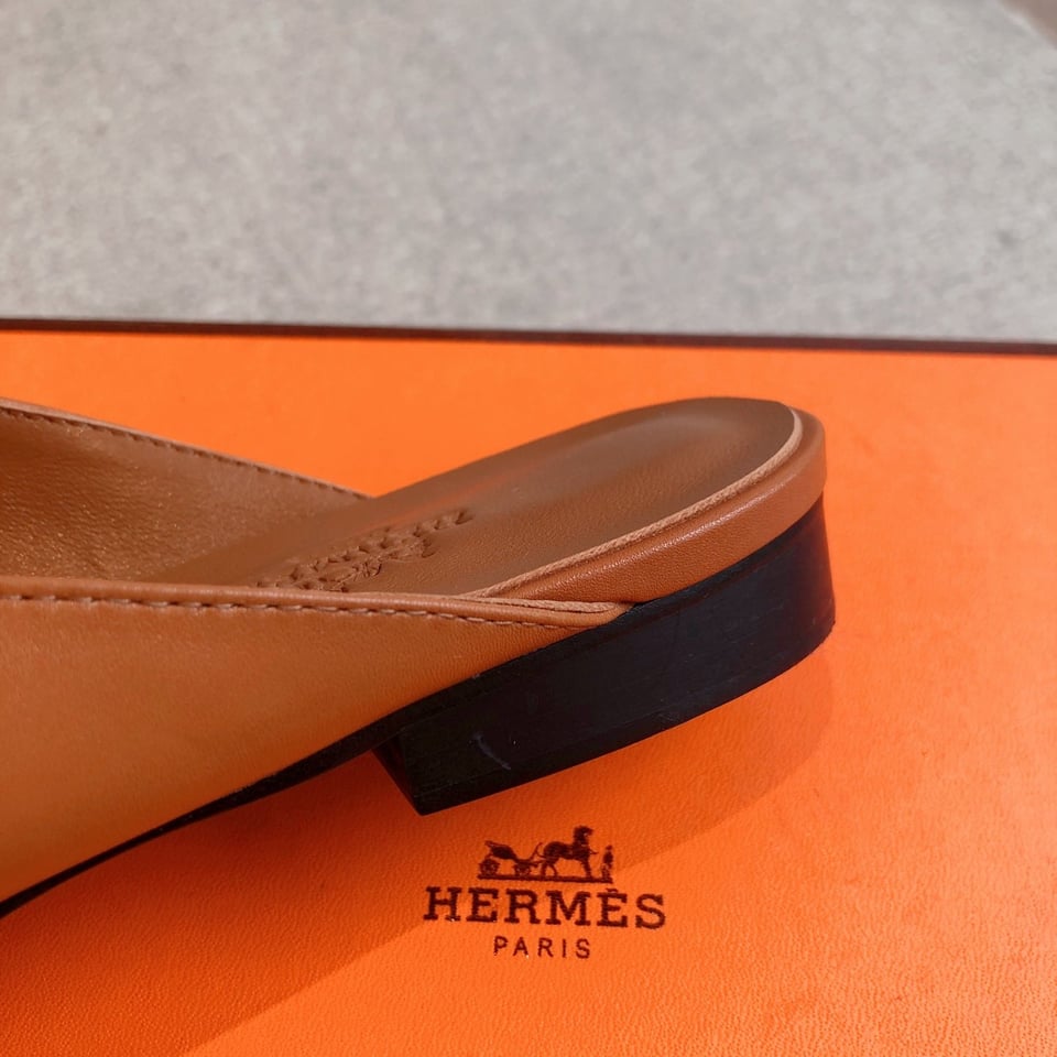 Hermes Oz Mule Brown view 8