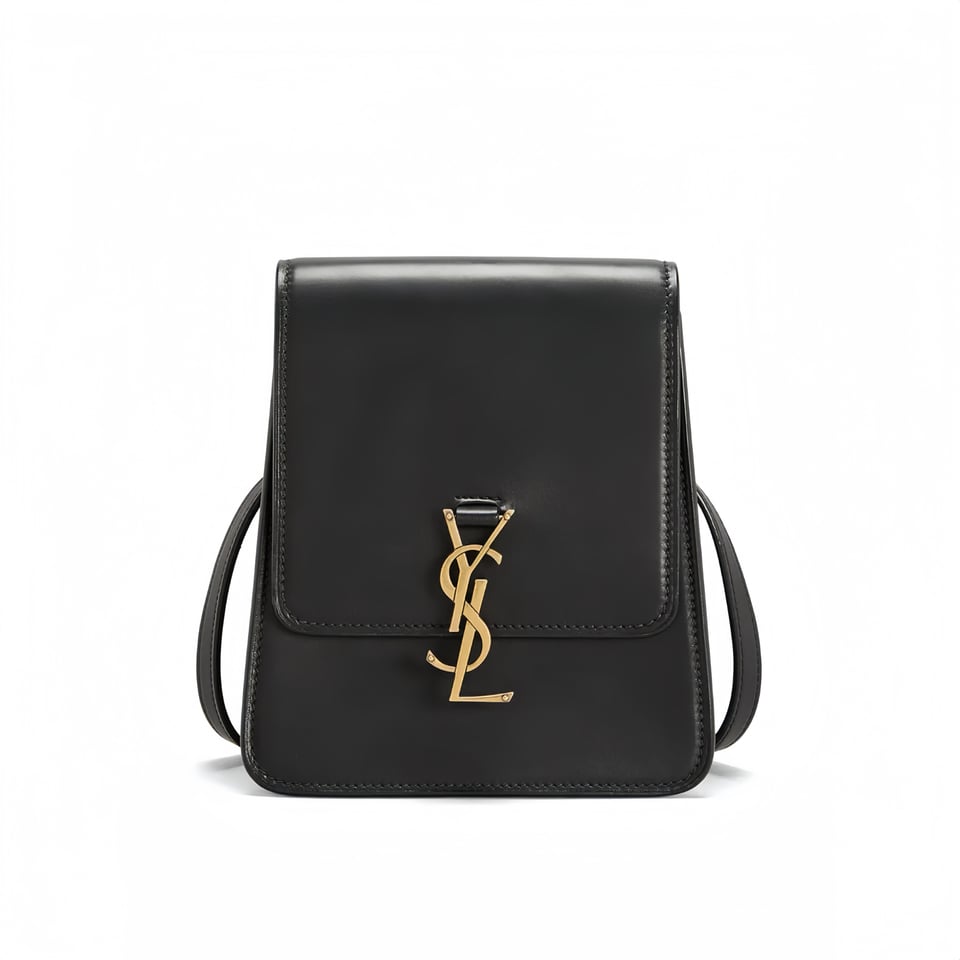 Saint Laurent Kaia North/South Satchel In Leather Black