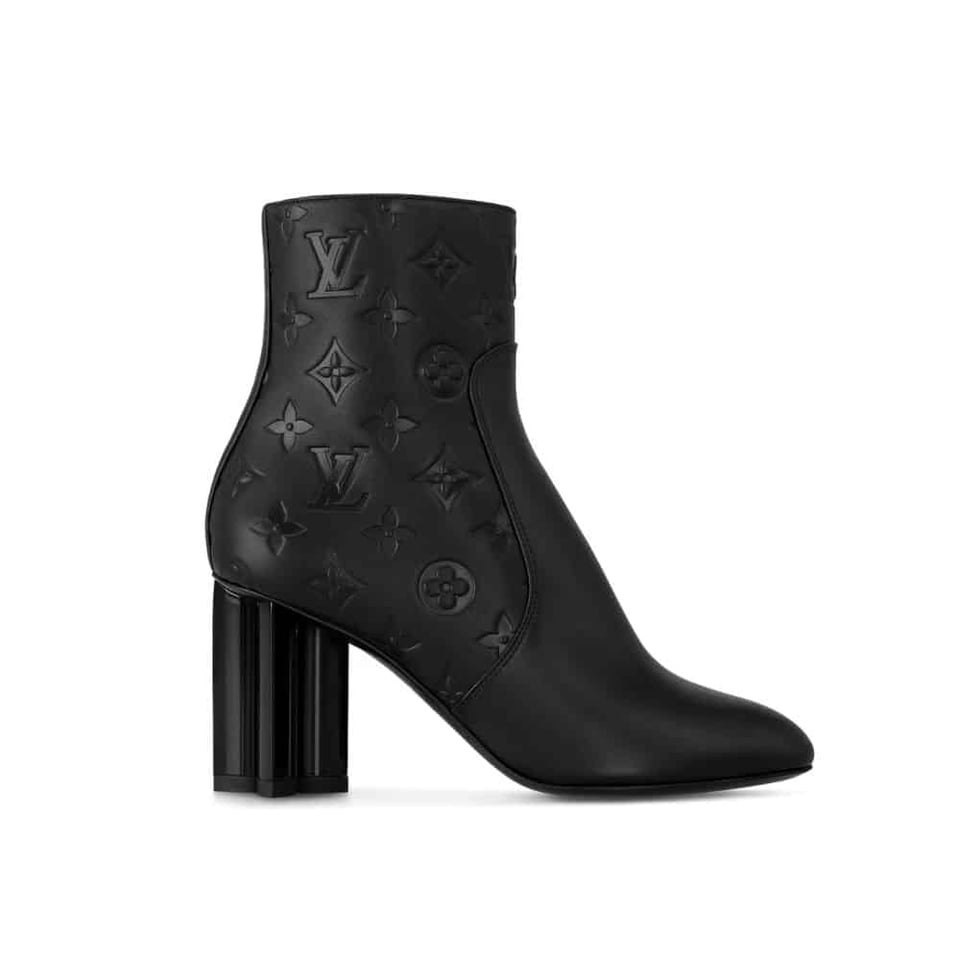 Louis Vuitton Silhouette Ankle Boot Black 1Abp9J view 2