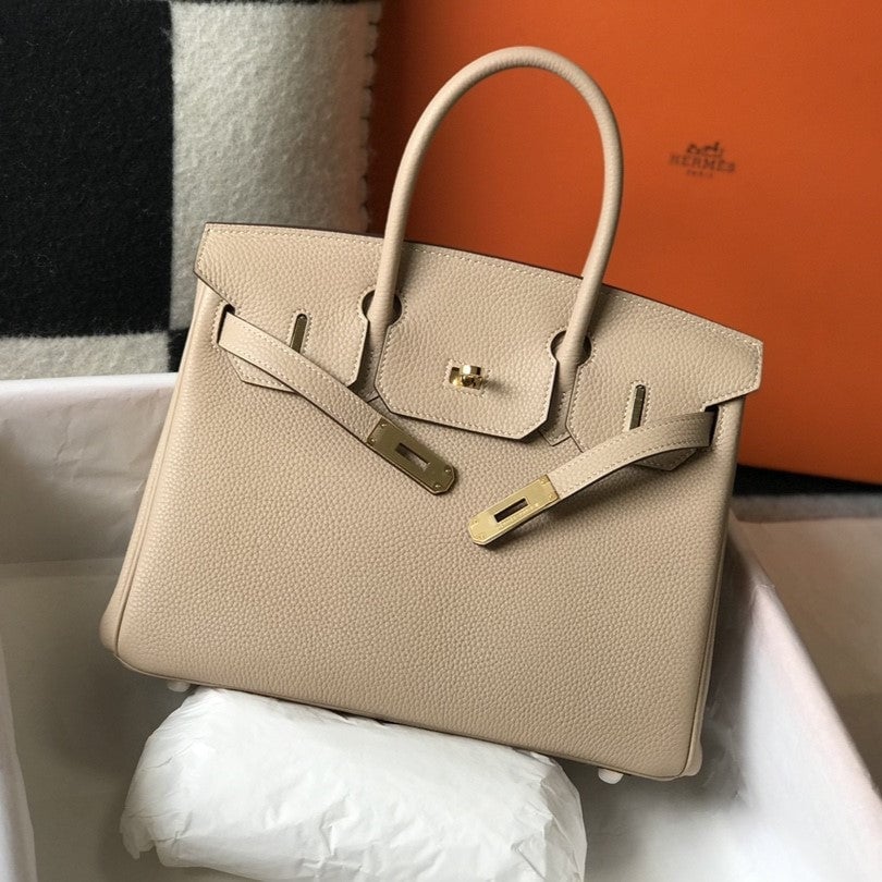Hermes Birkin 35Cm Beige Togo Leather Gold Hardware view 2