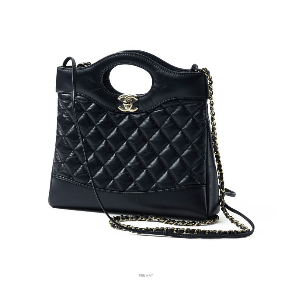 Chanel 31 Mini Calfskin Shopping Bag view 2