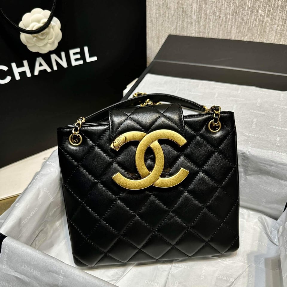 Chanel 24C Quilted Lambskin Shoulder Bag view 8