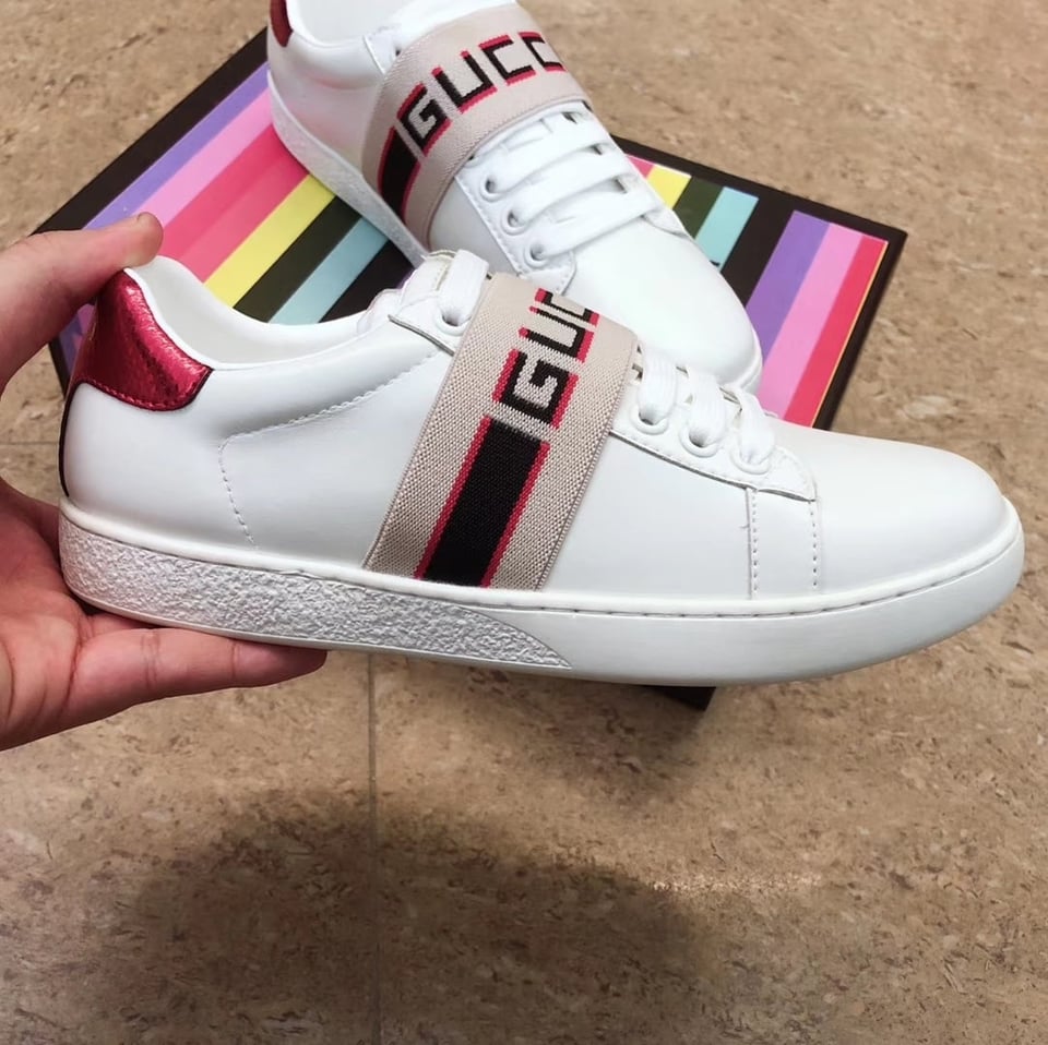 Gucci Wmns Ace Stripe Ivory 525269 0Fiv0 9086 view 11