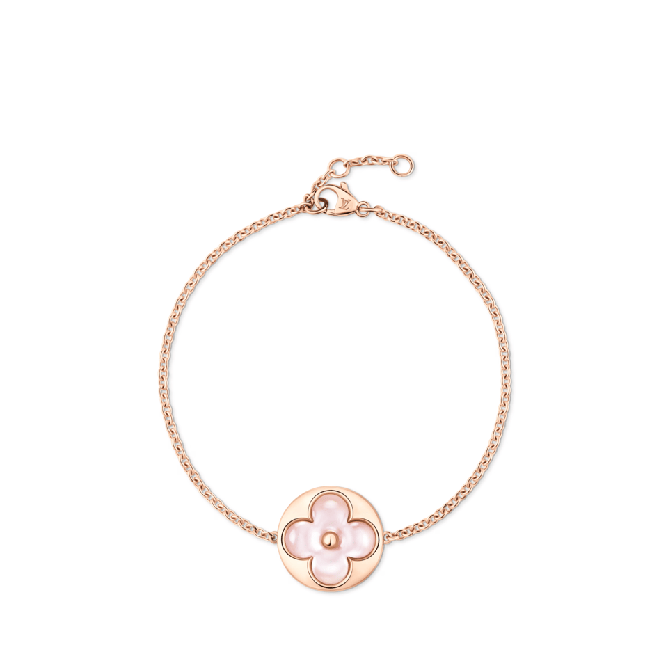 Louis Vuitton Color Blossom M Sun Bracelet Rose Gold and Pink QA5310 view 2