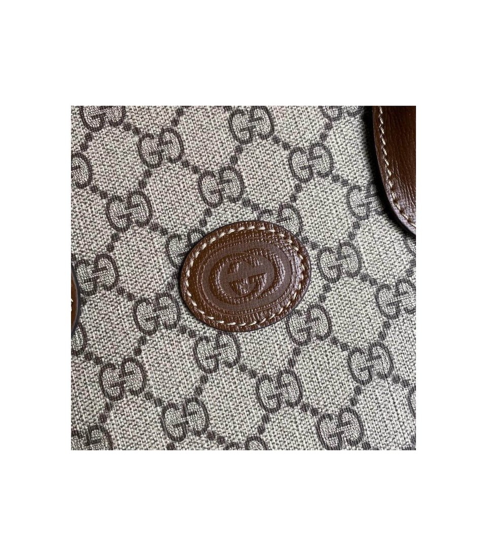 Gucci Tote Bag Small GG Supreme Marrone 31cm view 8