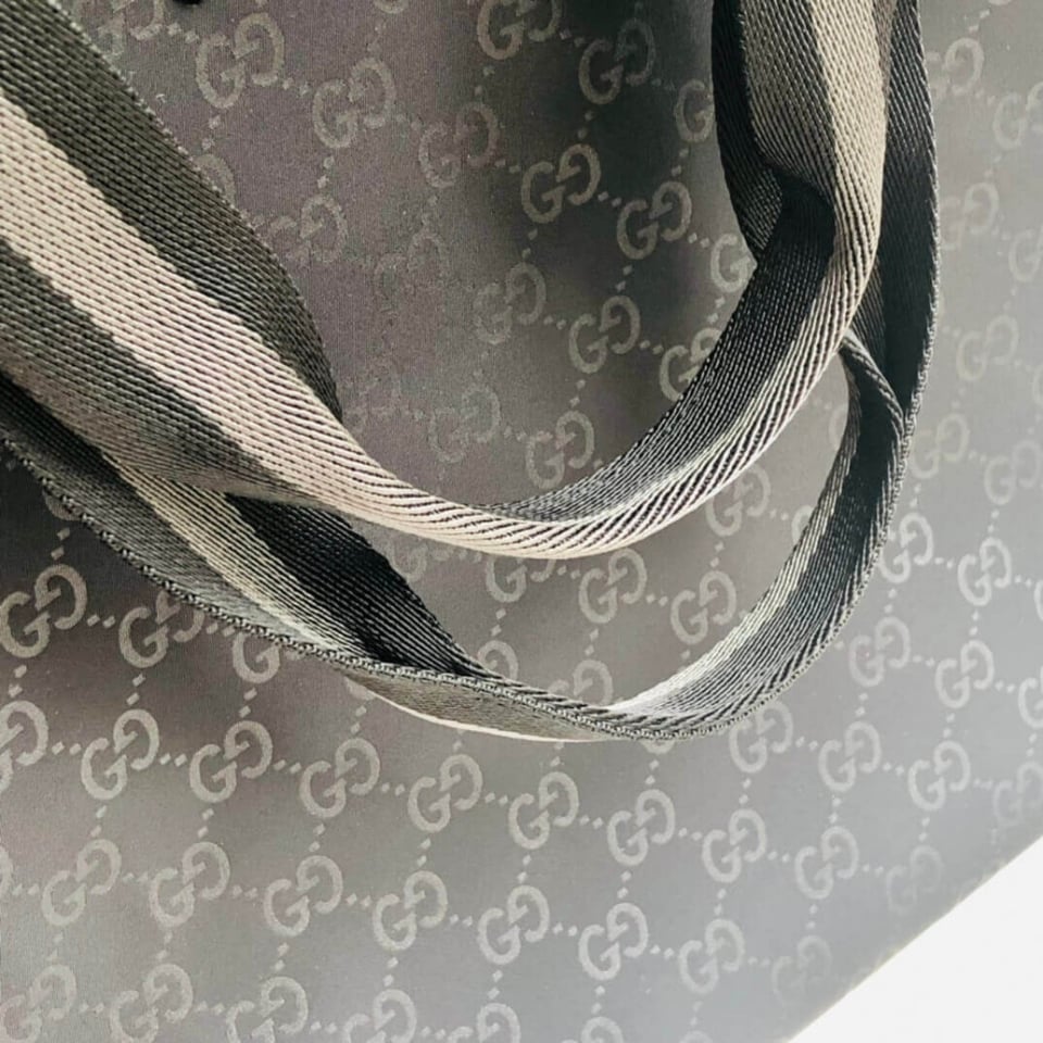 Gucci GG Guccissima Black Nylon Tote Bag 449176 view 10