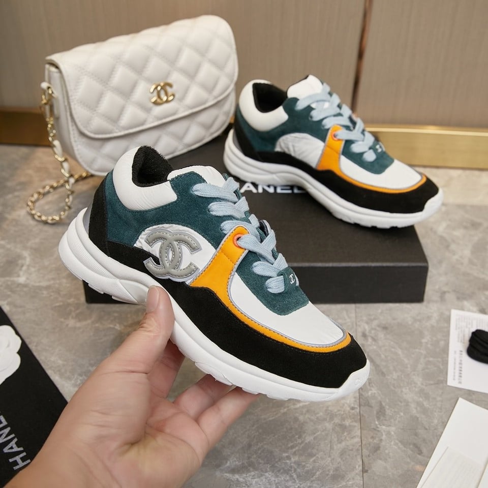 Chanel Wmns Sneaker White Navy G34360 Y53536 C0227 view 7
