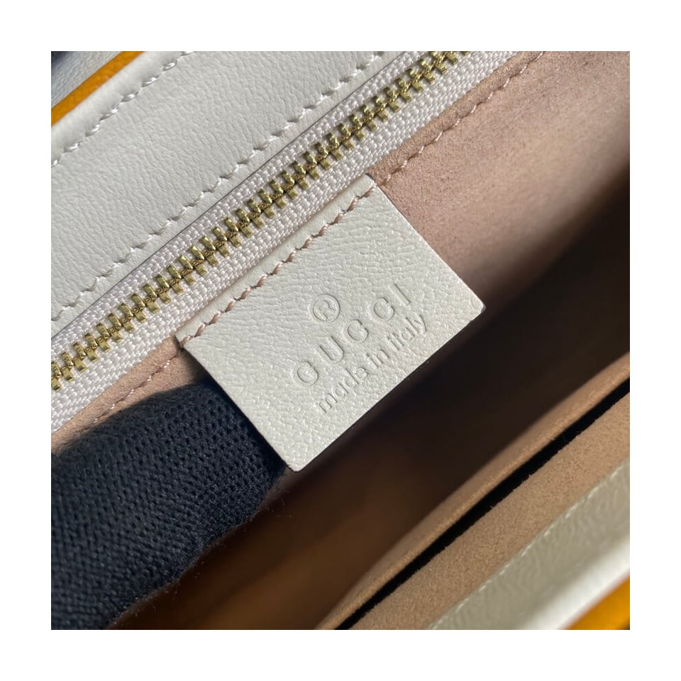Gucci Padlock Small Shoulder Bag White view 12