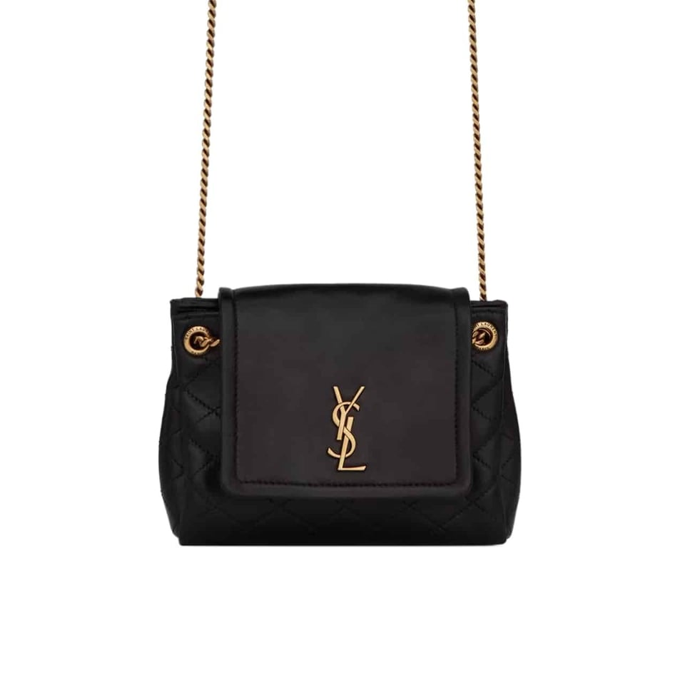 Saint Laurent Mini Nolita In Black 18Cm view 2