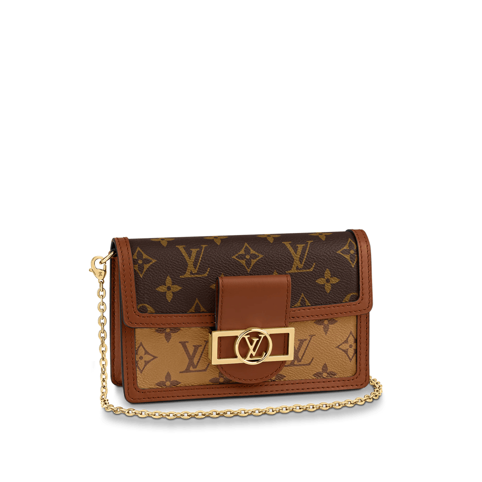 Louis Vuitton Dauphine Chain Wallet 18Cm