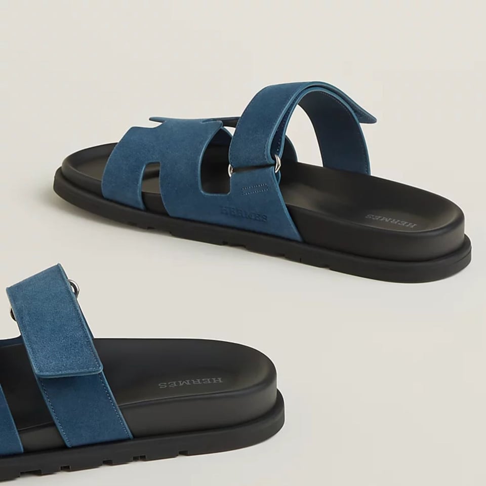 Hermes Chypre Sandal Bleu Turquin Color Goatskin H222856ZHBT400 view 5