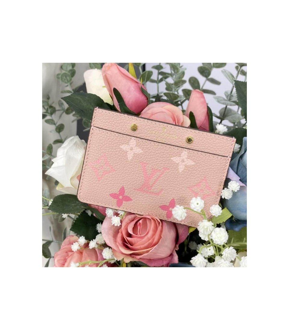 Louis Vuitton Card Holder Pink view 2