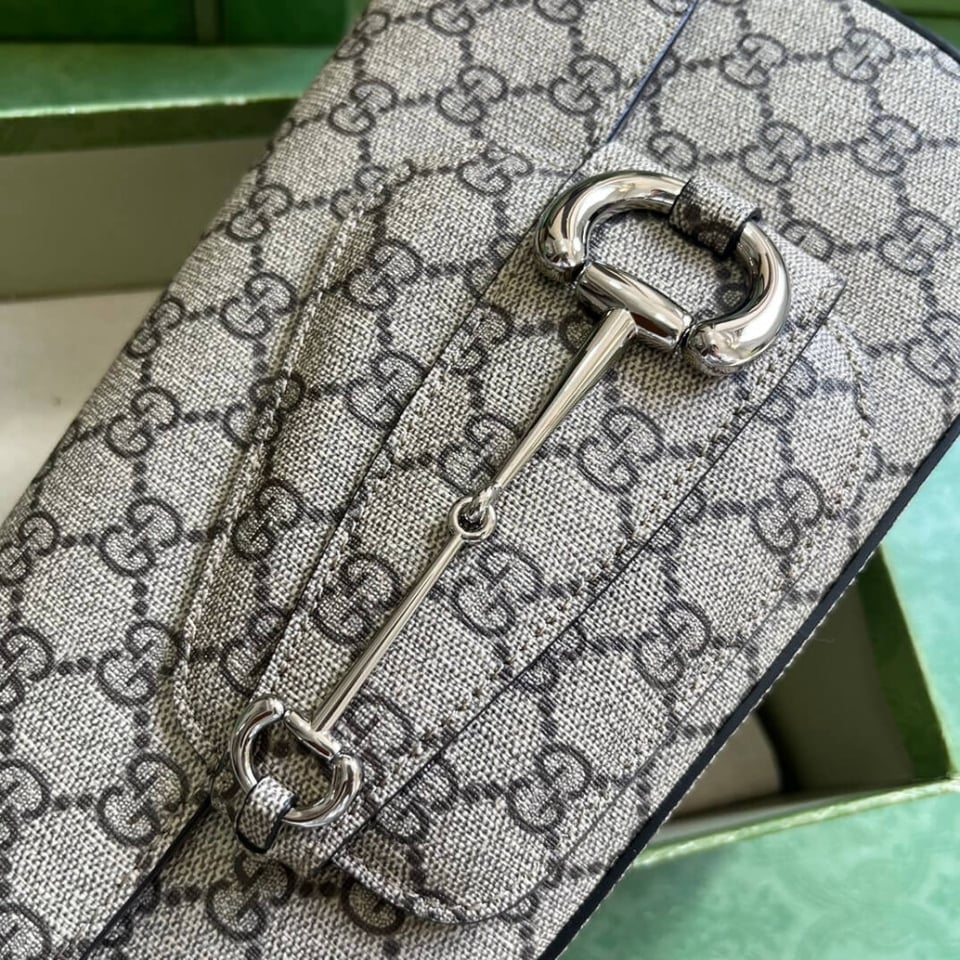 Gucci Horsebit 1955 Small Shoulder Bag view 12