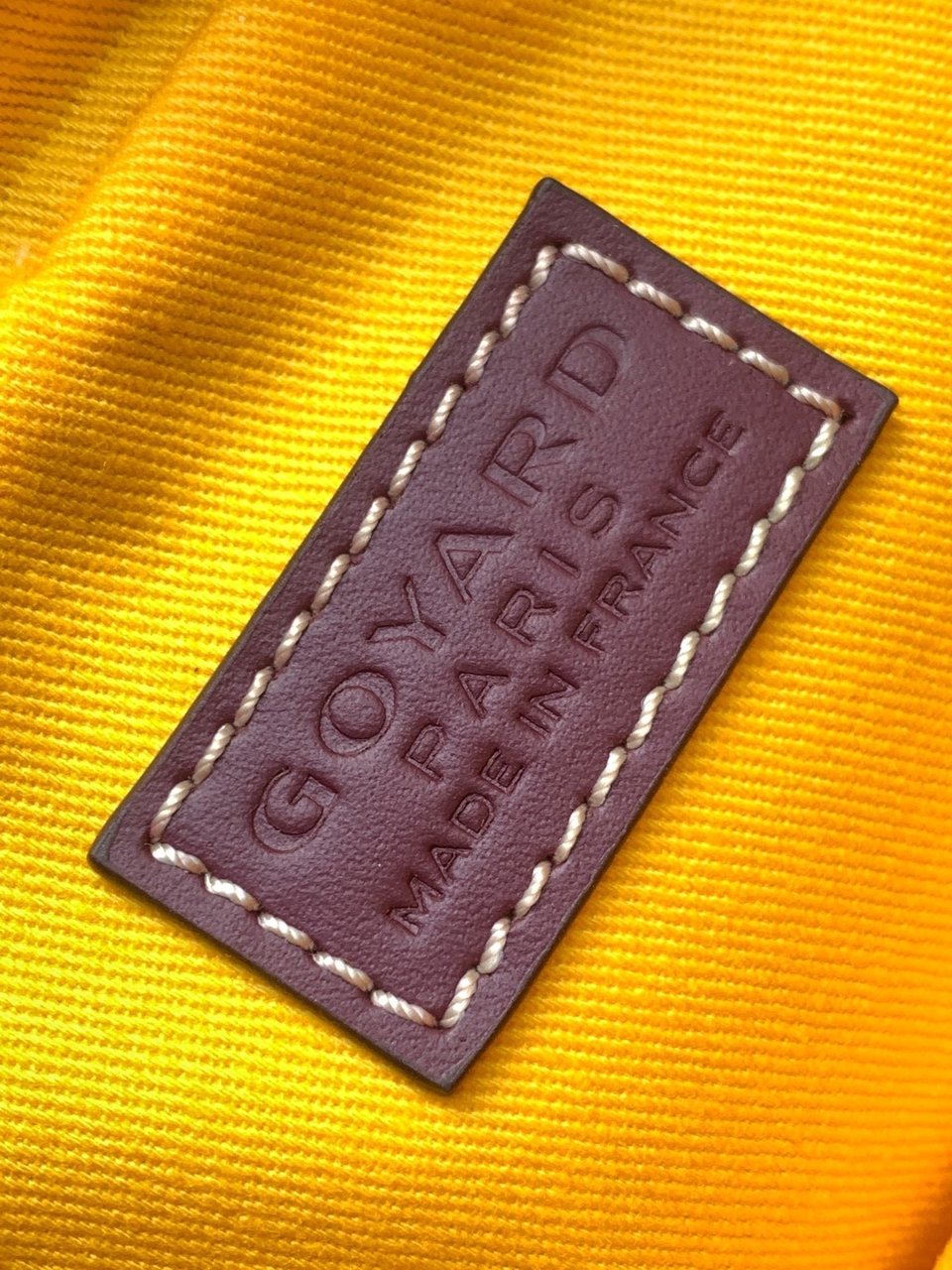 Goyard Yona Bag Coated MM 21Cm Burgundy Canvas view 10