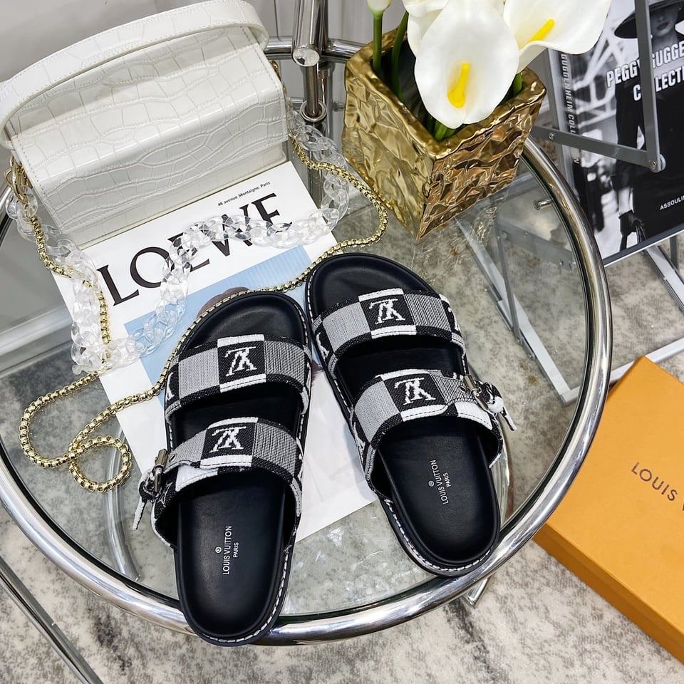 Louis Vuitton Bom Dia Flat Comfort Mule Black view 5