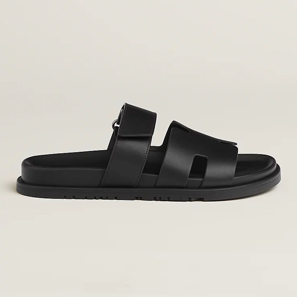 Hermes Chypre Sandal Noir Color Calfskin H222000ZH01390 view 3