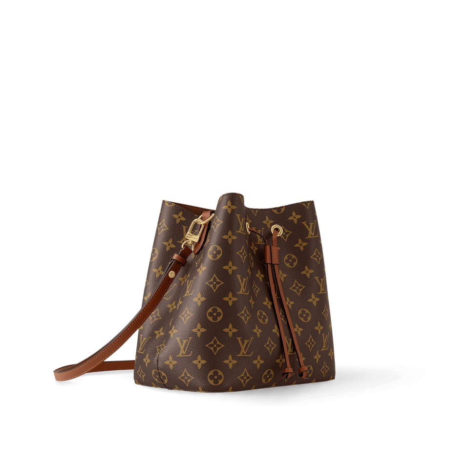 Louis Vuitton Luxury Monogram Canvas And Leather Handbag Neonoe Caramel view 11