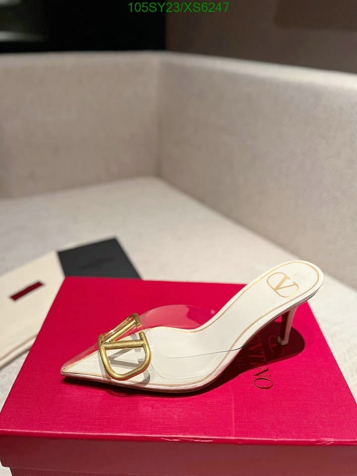 Valentino Vlogo 80 Vinyl Leather Mule In White view 9