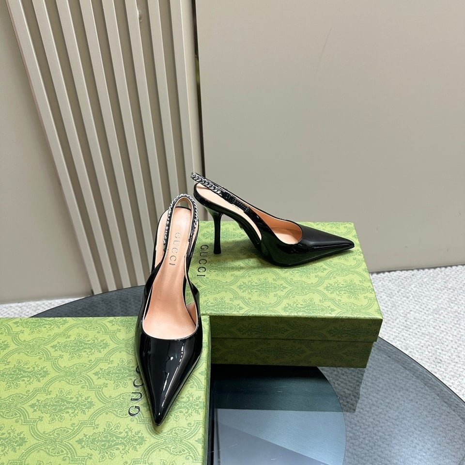Gucci Signoria Slingback Pump Black view 5