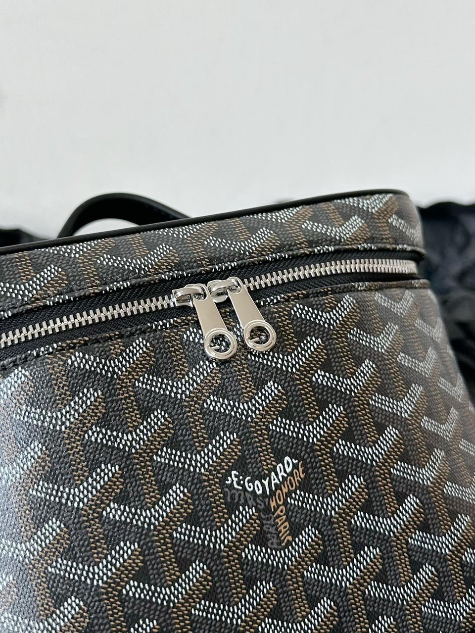 Goyard Goya Makeup Box Bag 20Cm Black Canvas view 5
