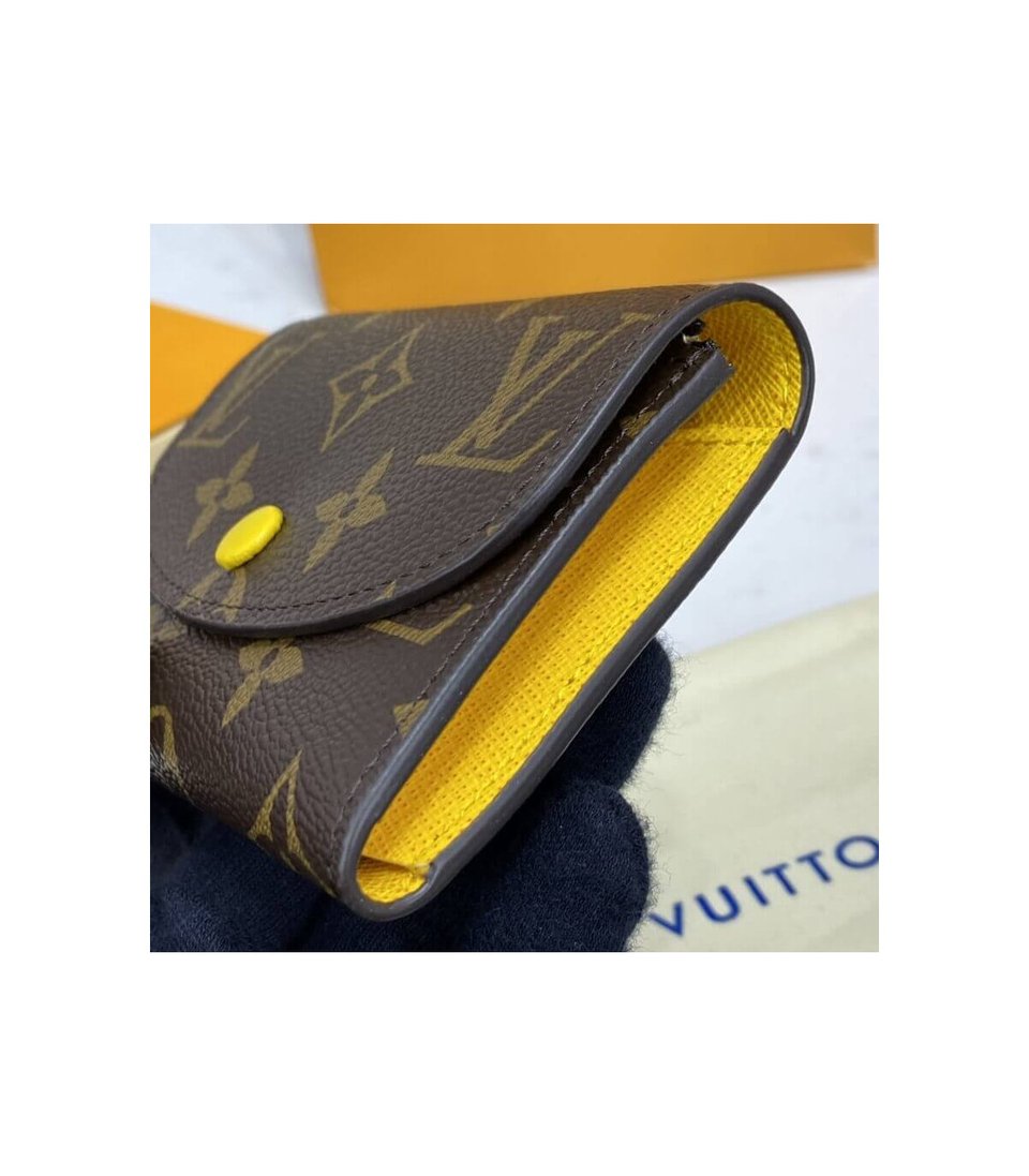 Louis Vuitton Monogram Canvas Rosalie Coin Purse Yellow view 5