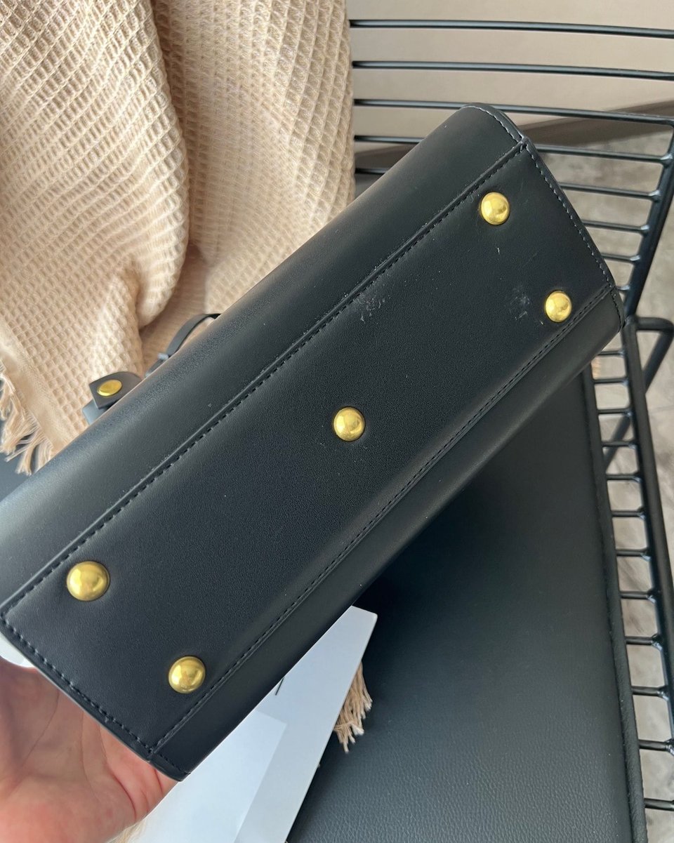 Saint Laurent Sac De Jour Supple Baby In Grained Leather 32Cm Black view 8
