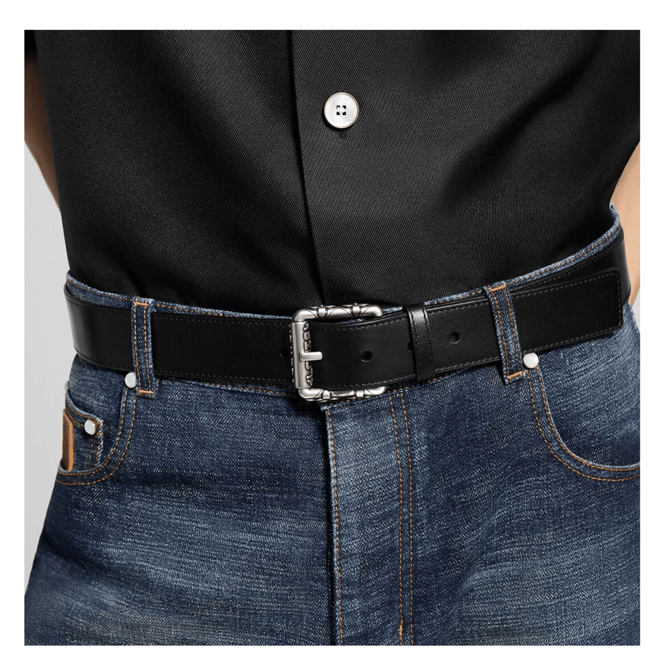 Louis Vuitton LV Drift Rockabilly 35mm Reversible Men Belt M4396T view 4