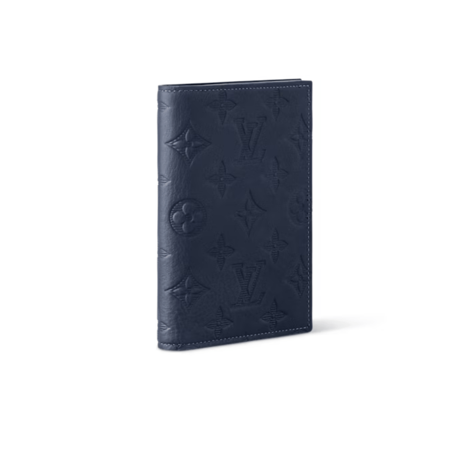 Louis Vuitton Navy Blue Passport Cover For Women 10cm M14792 view 3