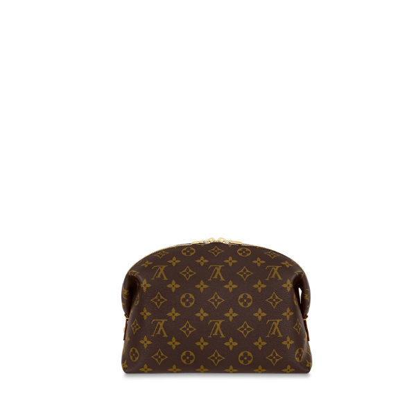 Louis Vuitton Cosmetic Pouch Gm Brown 27Cm M46458 view 2