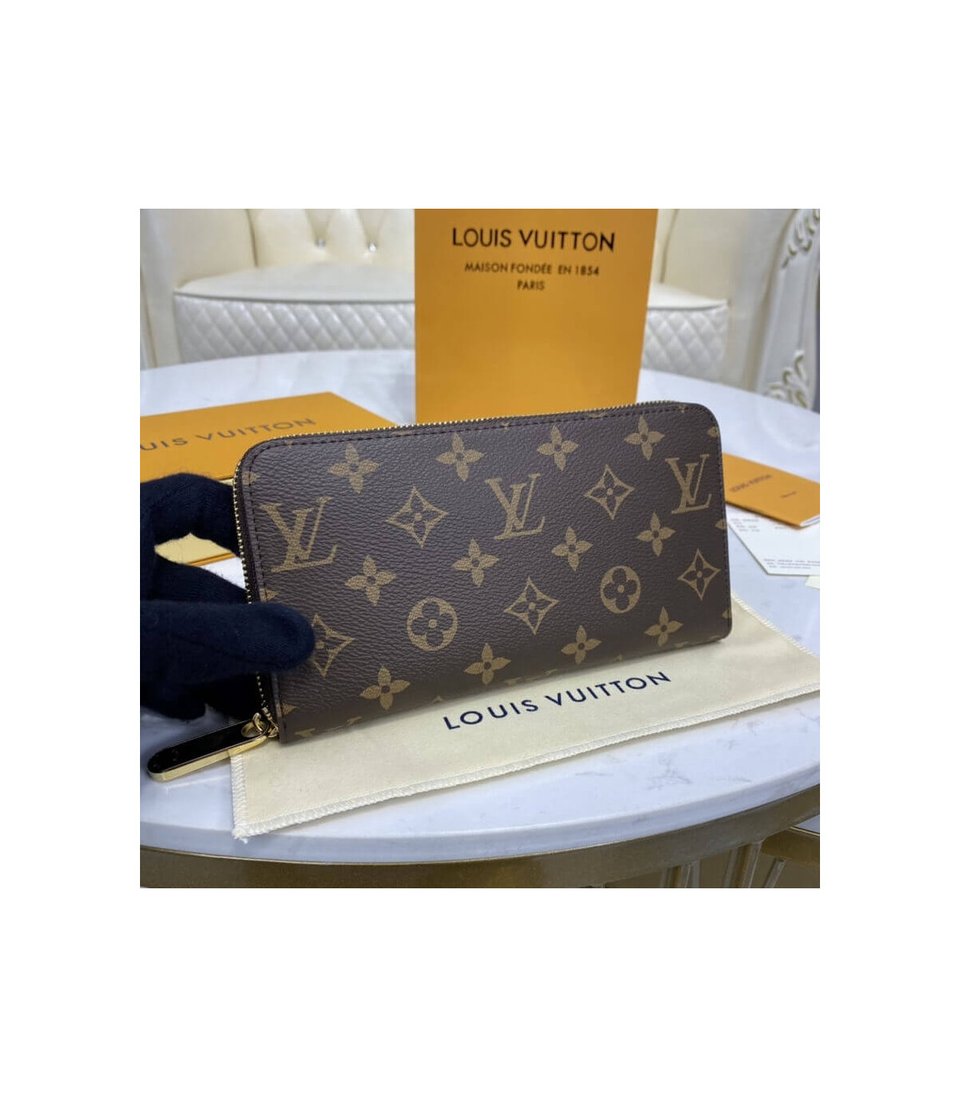 Louis Vuitton Monogram Zippy Wallet Fuchsia view 3
