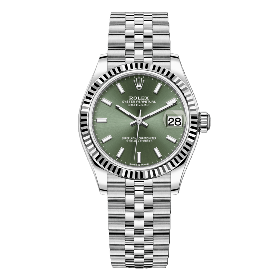 Rolex Datejust 31mm Mint Green Dial 278274 view 2