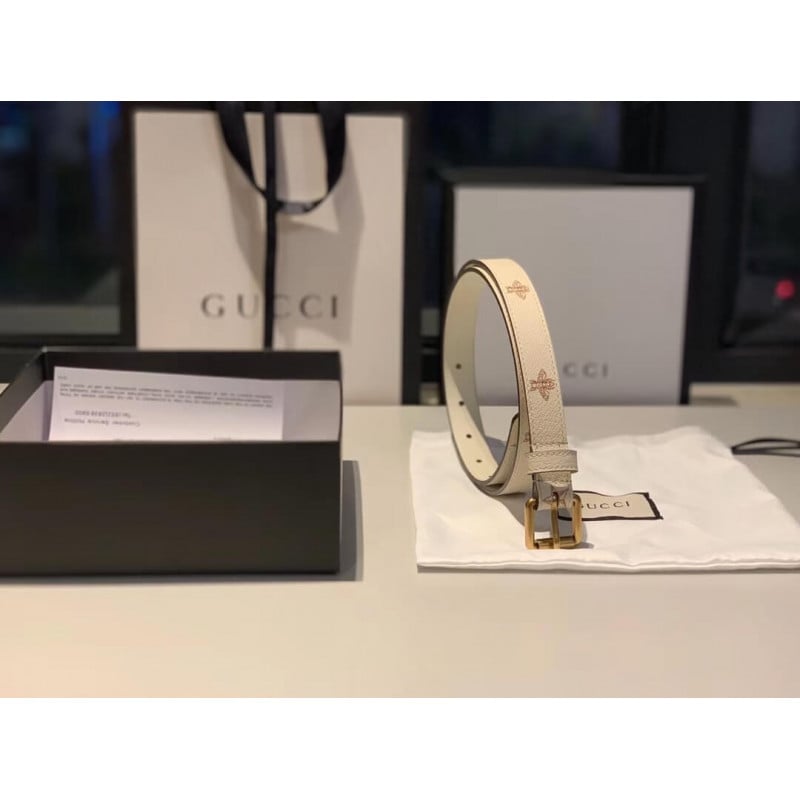 Gucci Belt With Bees And Stars Print 576178 view 10