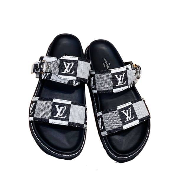 Louis Vuitton Bom Dia Flat Comfort Mule Black view 2