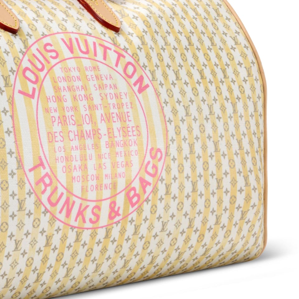 Louis Vuitton Keepall Bandoulière Bag 50cm/19.7in Banana Yellow M28678 view 5