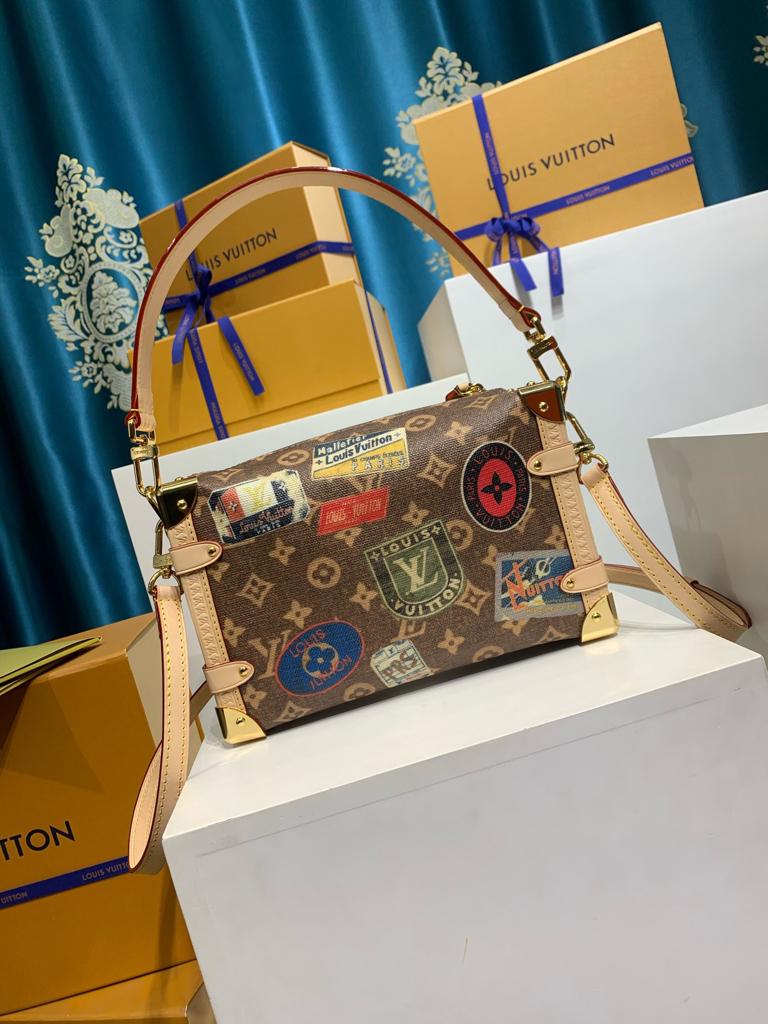 Louis Vuitton MM Monogram Side Trunk view 2