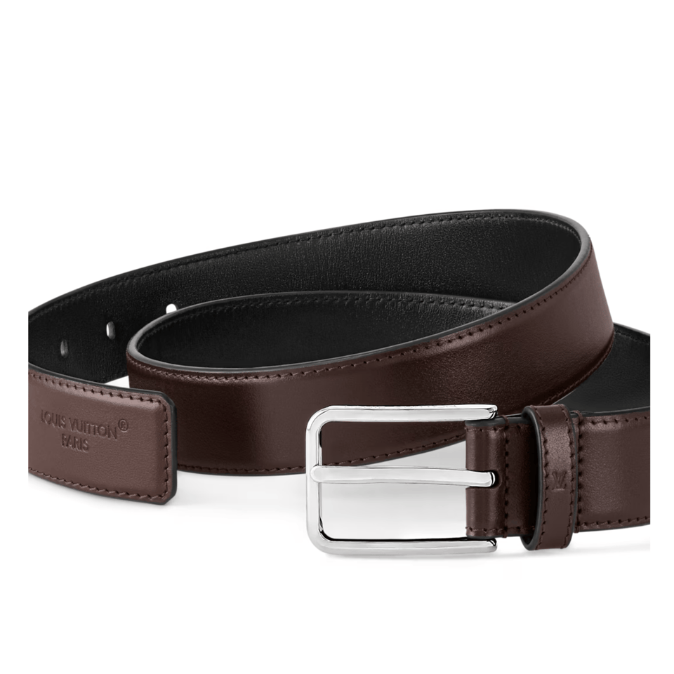 Louis Vuitton LV Pont Neuf Slim 30mm Men Belt M4164U view 3