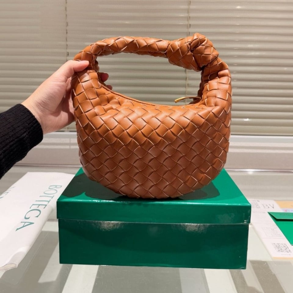 Bottega Veneta Mini Jodie Bag In Caramel 26Cm view 5