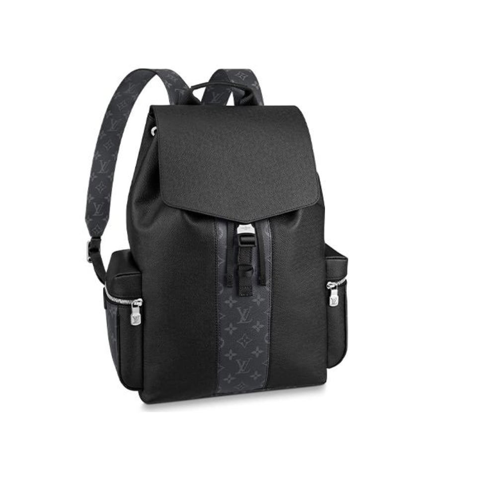Louis Vuitton Outdoor Backpack Black 45cm Bag For Men