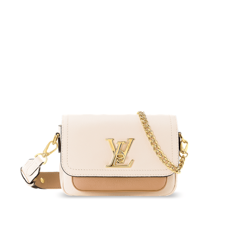 Louis Vuitton Lockme Tender 19Cm Quartz White Bag view 2