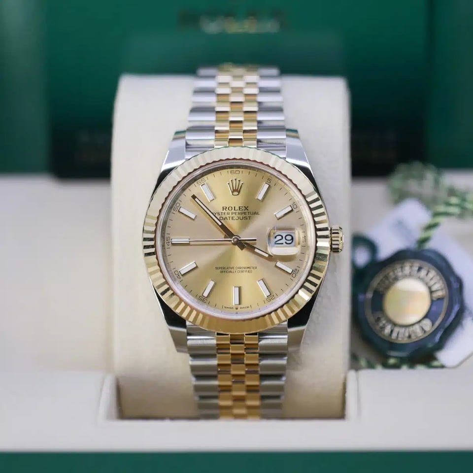 Rolex Datejust II 41mm Champagne Dial 126333 view 3