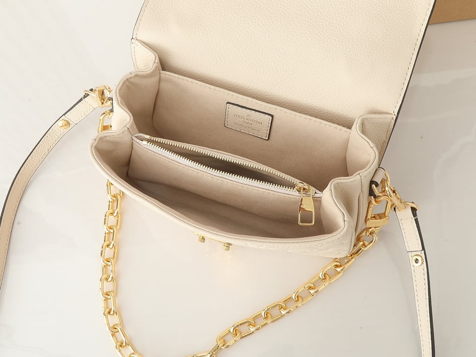 Louis Vuitton Pochette Métis East West Monogram Empreinte Leather – Women – Handbags Cream view 17