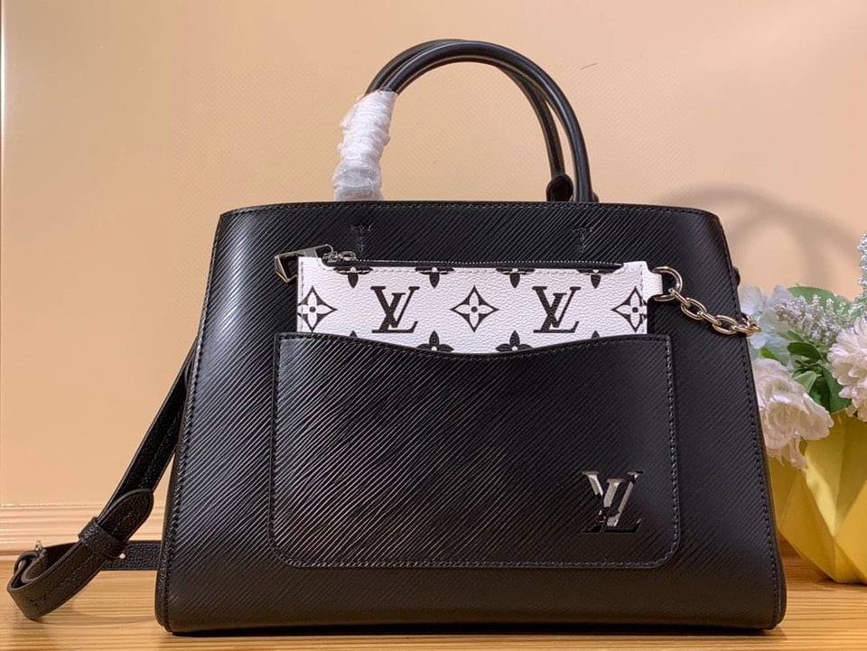 Louis Vuitton Marelle Tote Mm 30Cm Black view 11