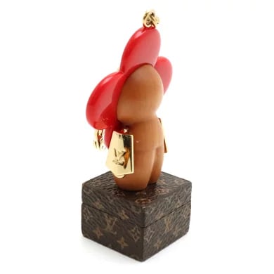 Louis Vuitton Resin Wood Vivienne Trunk Bag Charm &amp; Key Holder 13.5cm/5.3in view 4