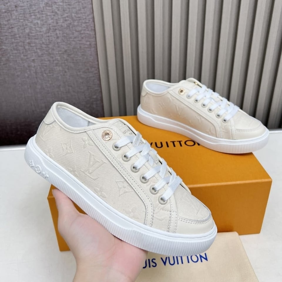 Louis Vuitton Lv Lagoon Sneaker Beige 1Ahoqr view 5