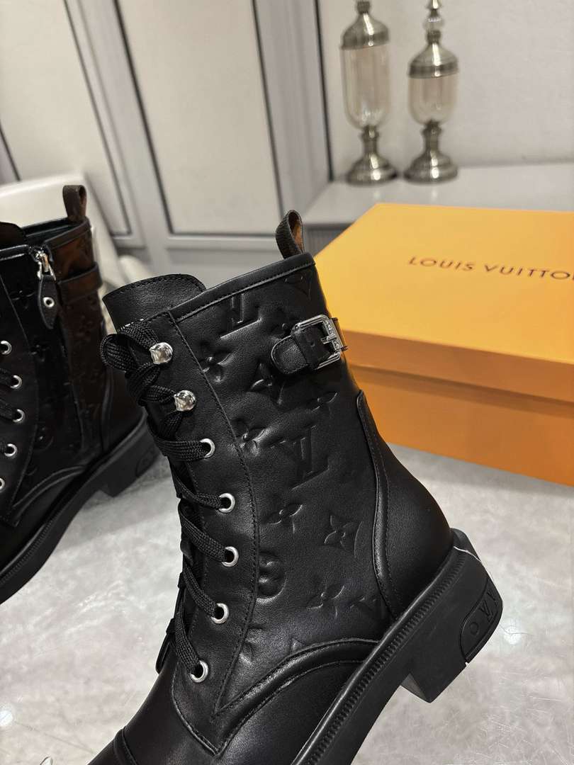 Louis Vuitton Citizen Flat Ranger Boot Monogram Black view 7