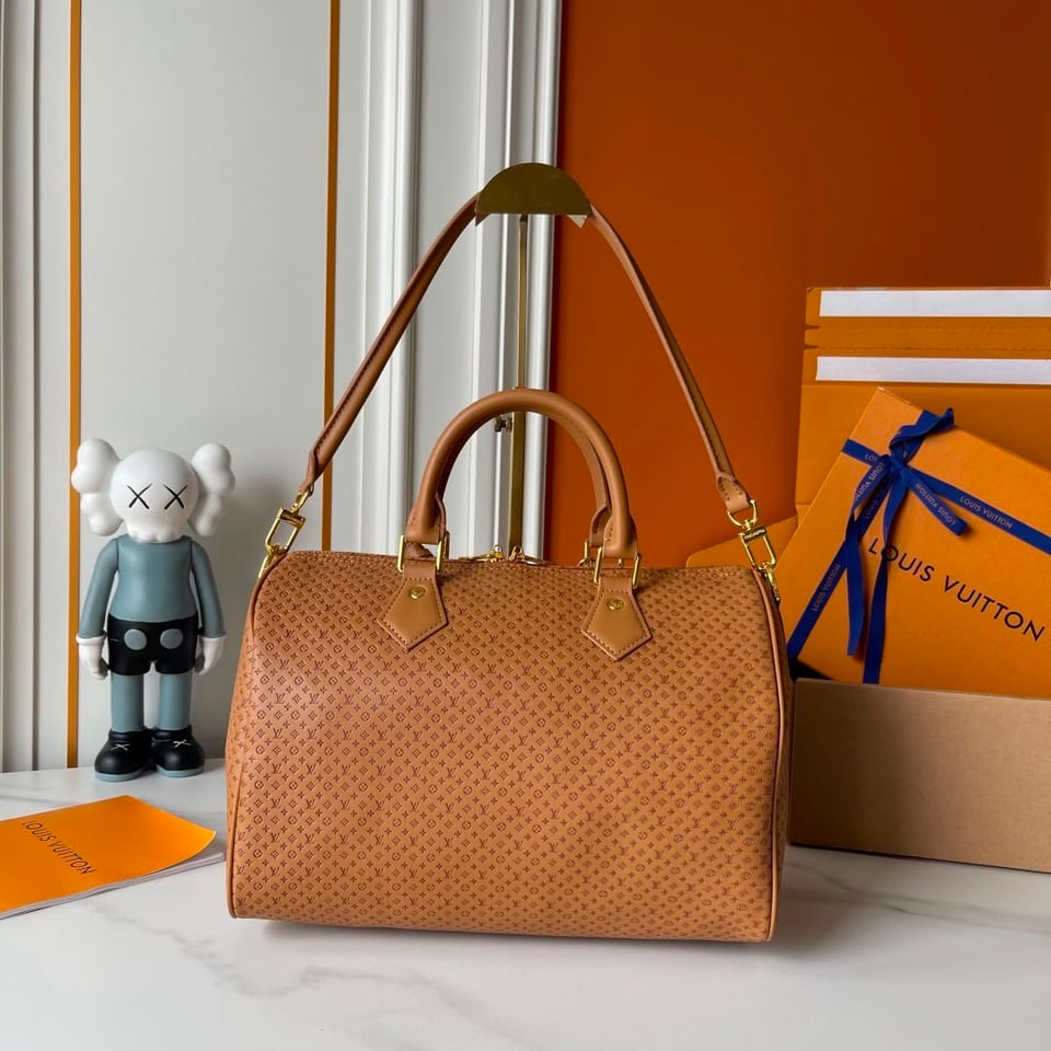 Louis Vuitton Speedy Soft 30 Bag Chestnut Color 30cm M28522 view 6