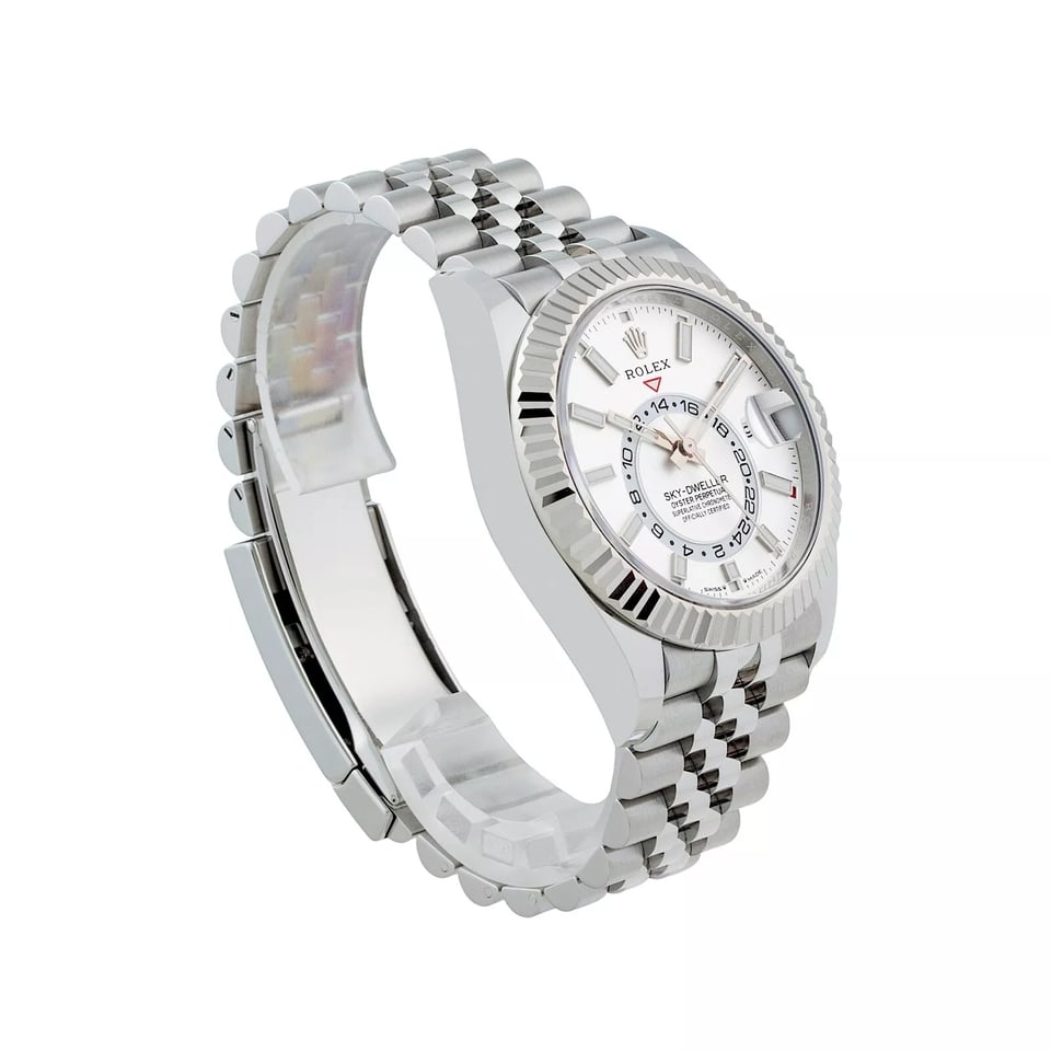 [Superclone] Rolex Sky-Dweller 42mm Intense White Dial Jubilee 336934 view 5