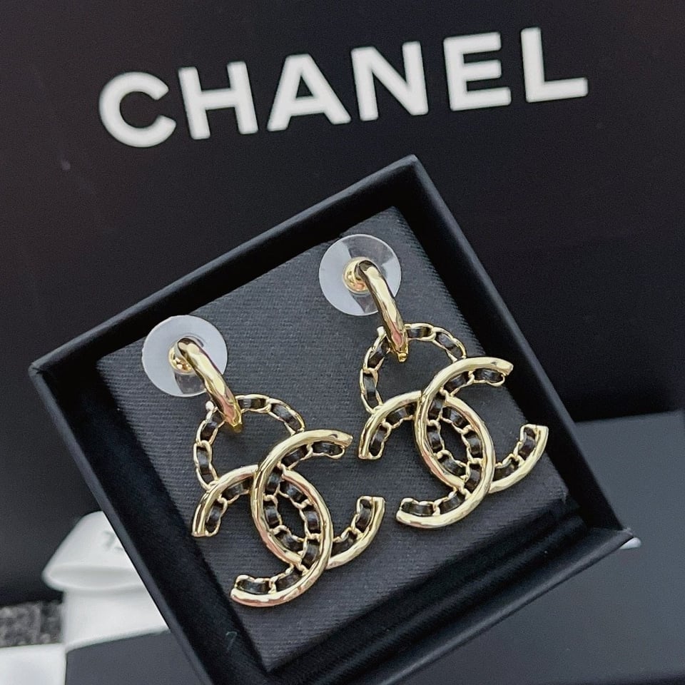 Chanel Cc Earrings view 6
