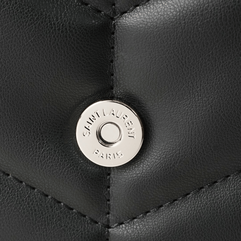 Saint Laurent Puffer Medium Chain Bag In Quilted view 9