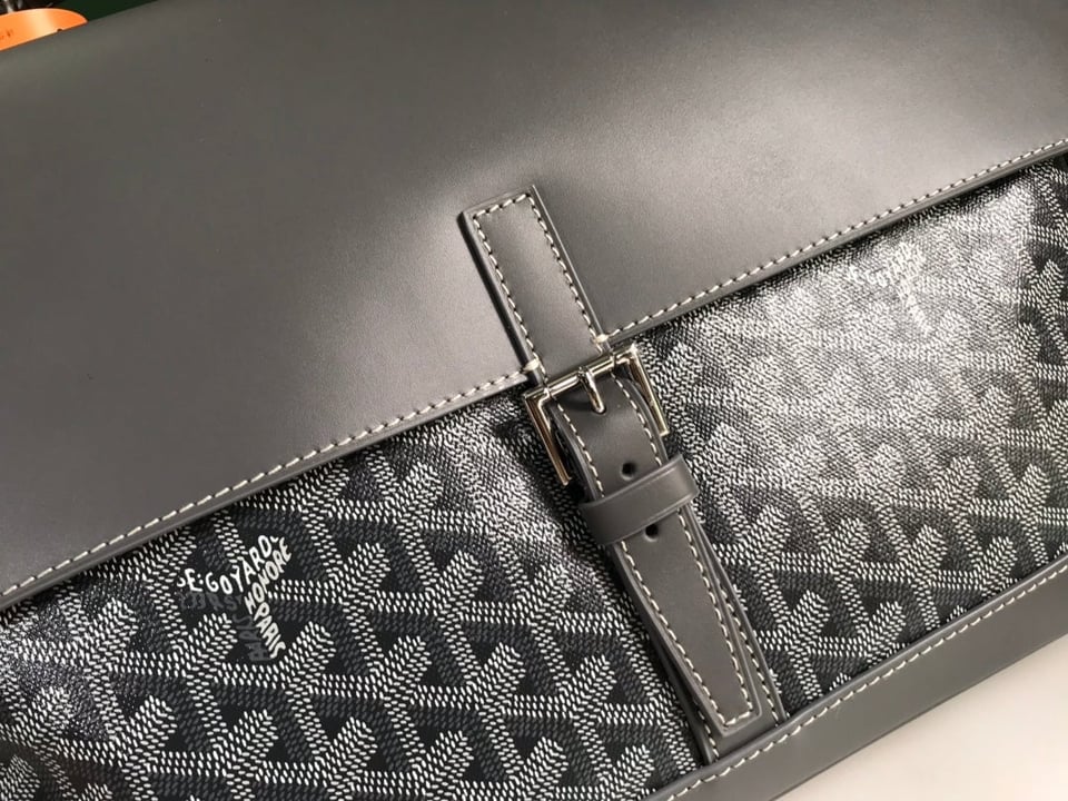 Goyard Citadin Bag 38Cm Grey Canvas view 6